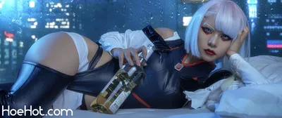 爆机少女喵小吉 - 赛博朋克 边缘行者 Lucy nude cosplay leaked 349922