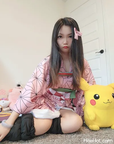 Tingting Berry - Nezuko nude cosplay leaked 282866