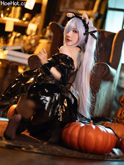 仙女月 万圣节 雅努斯  AZUR LANE nude cosplay leaked 124489