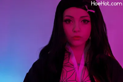 Olyashaa - Nezuko nude cosplay leaked 301776