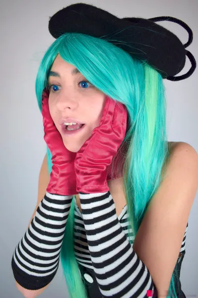 Elisabeth Hope - Mime Miku nude cosplay leaked 4064