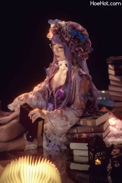 Miyinyin - Patchouli Knowledge nude cosplay leaked 386293