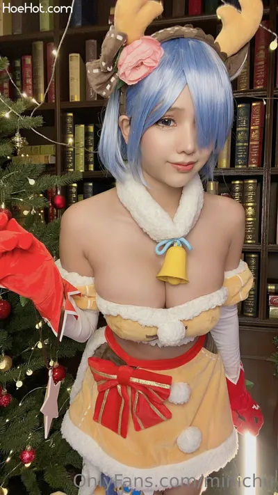 Minichu - Reindeer Rem nude cosplay leaked 372068