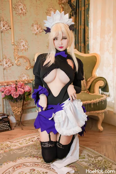 KaYa 萱 - 阿尔托莉雅女仆 nude cosplay leaked 575234