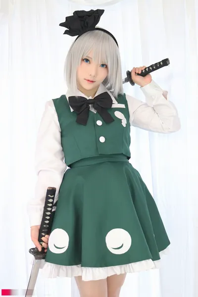 Yukina - Youmu Konpaku nude cosplay leaked 6958