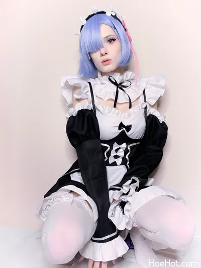 Bunni Lynn - Rem Maid nude cosplay leaked 323692