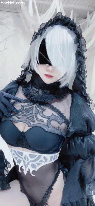 [くろ] NieR / 2B nude cosplay leaked 385033