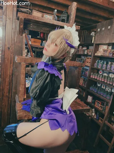 [林檎蜜紀] ドスケベ下乳のカルデアメイド🖤アルトリアオルタ (with Mov) nude cosplay leaked 347815