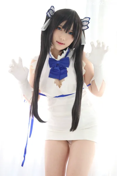 [雪菜] ヘスティアさま nude cosplay leaked 444468