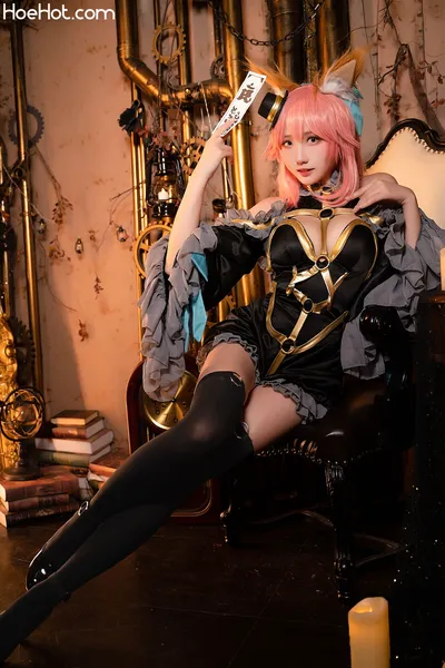 瓜希酱 - 玉藻前 漆黑魔术服 nude cosplay leaked 329433