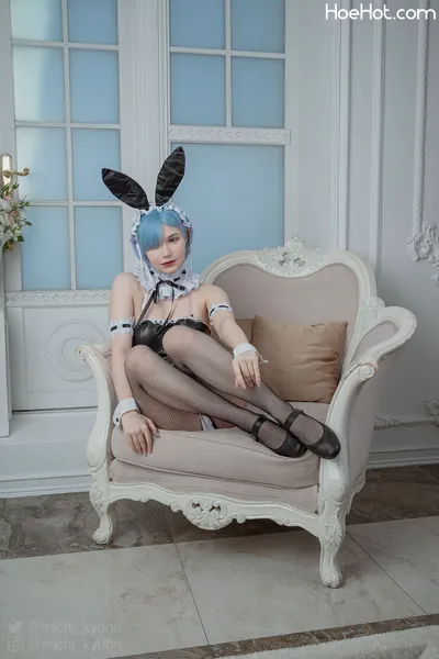 Michi Kyunn Rem Bunny Maid nude cosplay leaked 501151