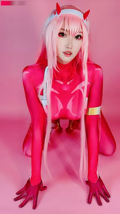 Misswarmj - Zero Two Bodysuit nude cosplay leaked 12502