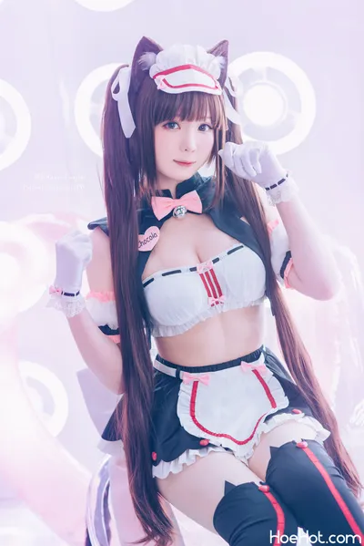 霜月shimo - Chocola Race Queen ver (Nekopara) nude cosplay leaked 622518