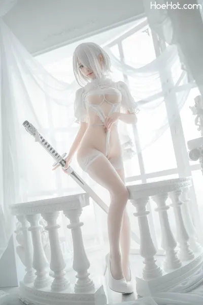 蠢沫沫 - 2B 白婚纱 nude cosplay leaked 566793