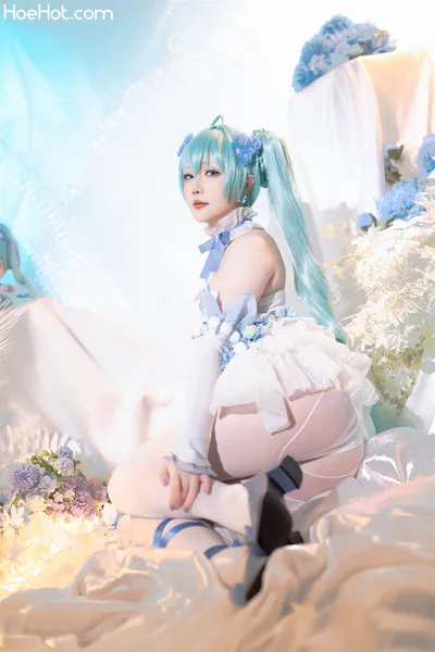 星之迟迟 初音未来粉蝶花精灵 Small nude cosplay leaked 31507