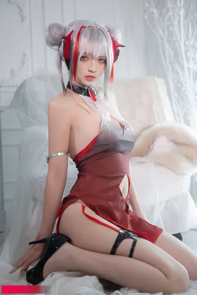 疯猫ss 明日方舟 W nude cosplay leaked 19888