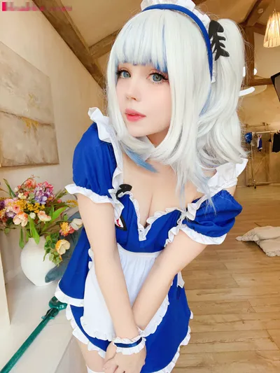 Caticornplay - Maid Gawr Gura nude cosplay leaked 1557