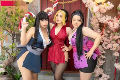 Neppu - Tengen X Makio, Suna, Hinatsuru nude cosplay leaked 14044