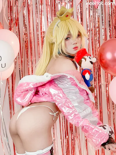 PoppaChan - Peach nude cosplay leaked 118466