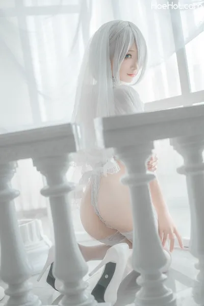 蠢沫沫 - 2B 白婚纱 nude cosplay leaked 566768