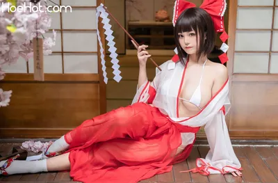 [蜜汁貓裘] Miko Sister nude cosplay leaked 448801