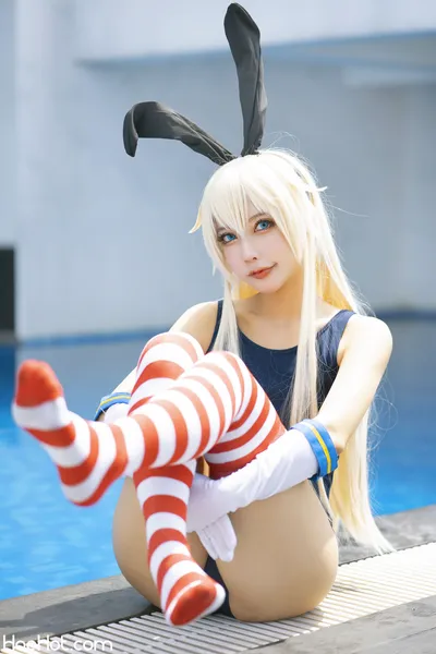 MingTao 明桃 - Shimakaze Swimsuit nude cosplay leaked 439453