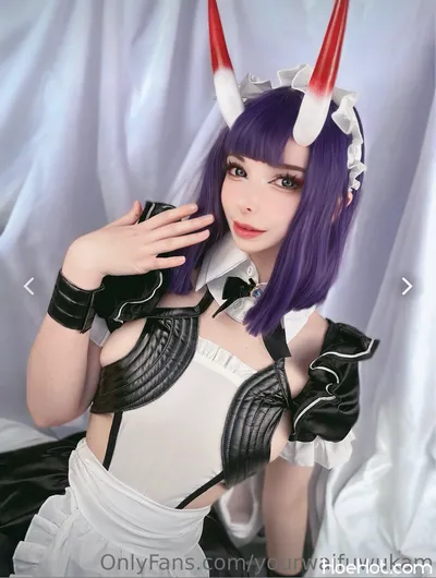 Kamkam - Maid Shuten nude cosplay leaked 240536