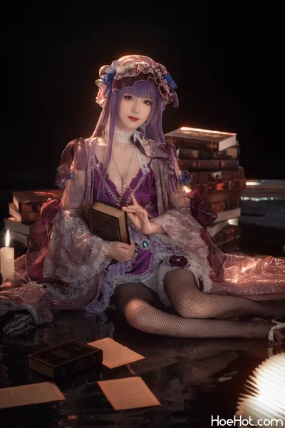 Miyinyin - Patchouli Knowledge nude cosplay leaked 386270