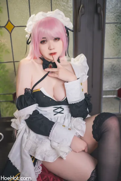 Hatori Sama - Maid Mori Calliope nude cosplay leaked 277624