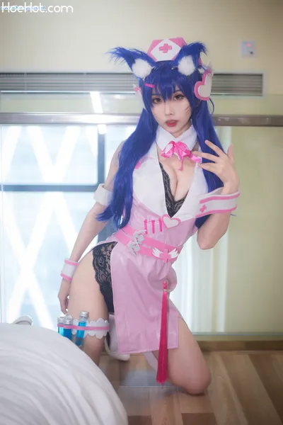 [清颜真德秀] NO.06 阿狸护士 The Nine-Tailed Fox Ahri Nurse nude cosplay leaked 449570