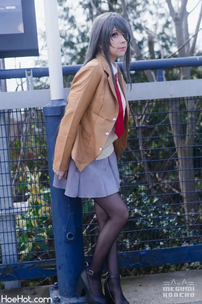 Megumi Koneko - Mai Sakurajima School Uniform nude cosplay leaked 587722