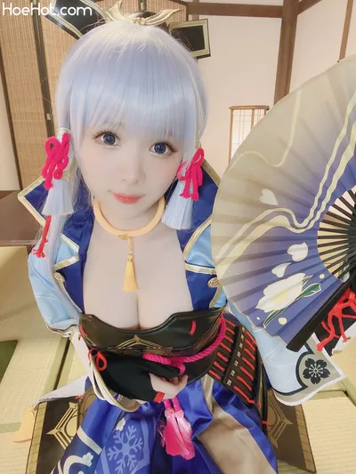 [霜月しも] 白鷺の姫君 原神の神里綾華 nude cosplay leaked 379311