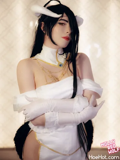 MollyRedWolf Albedo cosplay nude cosplay leaked 253241