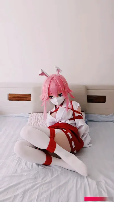 Yae Sakura miko bondage nude cosplay leaked 17935