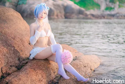 [Cheng Meow] Rem Swimsuit Bride nude cosplay leaked 553051