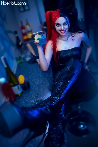 Andrasta - Harley Quinn Bad Girl in the Bar nude cosplay leaked 580858