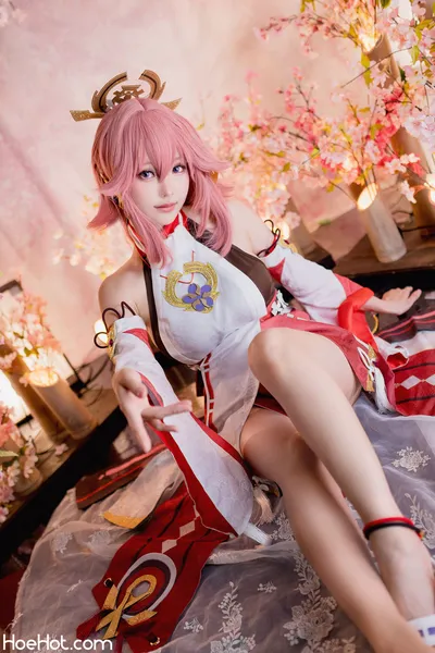 Ely - Yae Miko nude cosplay leaked 435985