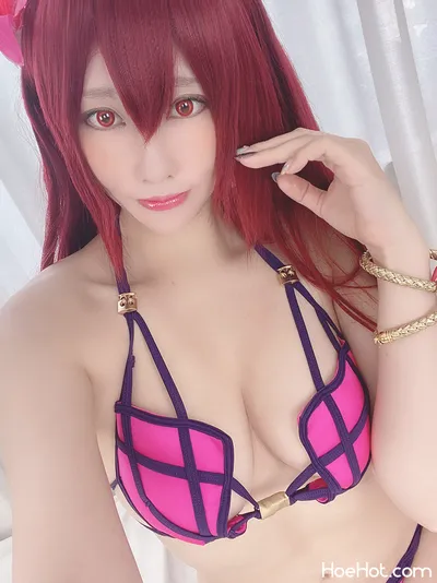 [HERESY (Ringo Mitsuki)] Motto Ecchi Scathach (Fate/Grand Order) nude cosplay leaked 385966