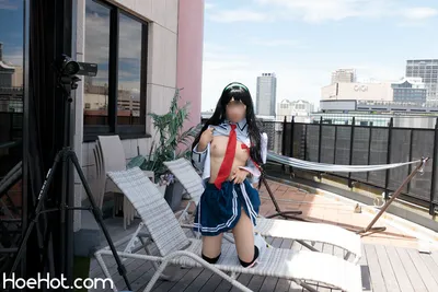 (fantia) [Today Cosplay is a side dish] Public sex with the active cosplayer playing Kan**lle **yodo (Kantai Collection -KanColle-) nude cosplay leaked 505135