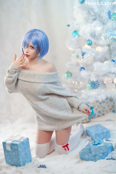 Akariia - Rem XMAS nude cosplay leaked 297877