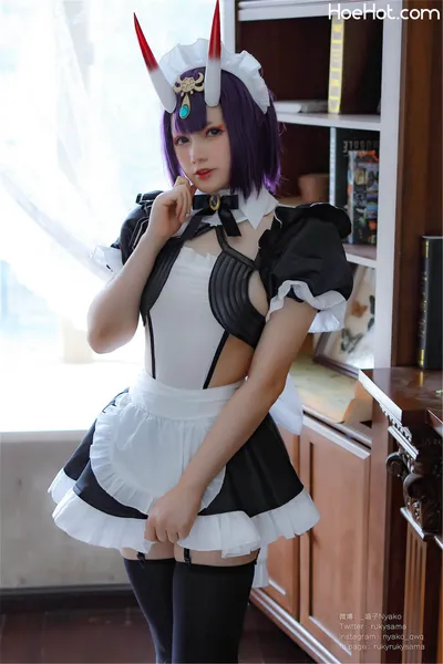 Nyako - Shuten Douji Maid nude cosplay leaked 486995