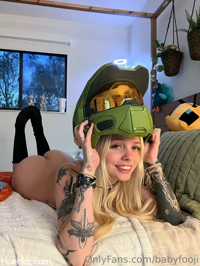 Babyfooji - Master Chief nude cosplay leaked 68016