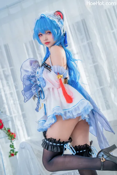 Komaki - Ganyu maid nude cosplay leaked 284708