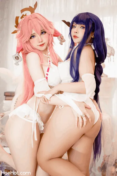 Sayo momo x Sally Dorasnow –  Raiden Yae nude cosplay leaked 218464