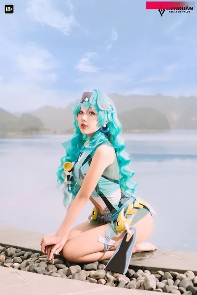 Arena of Valor Cosplay Sinestrea Summer Bash nude cosplay leaked 18757