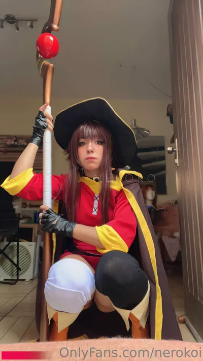 Neroko - Megumin nude cosplay leaked 19191