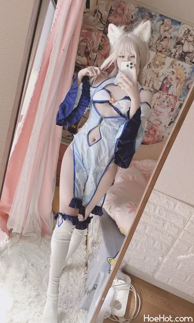 [习呆呆] Nekopara - Vanilla nude cosplay leaked 45823