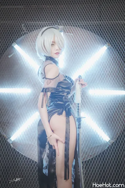 Yuna (유나) - 2b nude cosplay leaked 341897