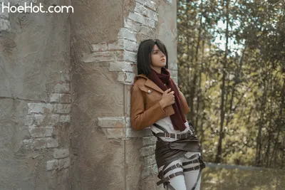 Shirogane-sama - Mikasa Ackerman nude cosplay leaked 505088