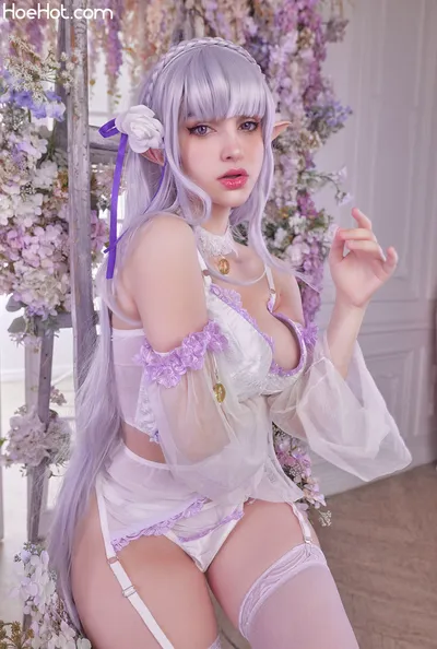 Hologana - Emilia nude cosplay leaked 288653